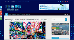 Desktop Screenshot of freemedia.co.tz