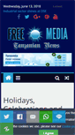 Mobile Screenshot of freemedia.co.tz