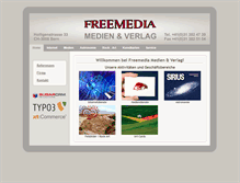 Tablet Screenshot of freemedia.ch
